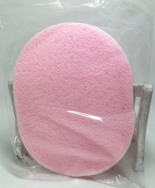 Extra Fine Exfoliating Sponge in Pink Cream