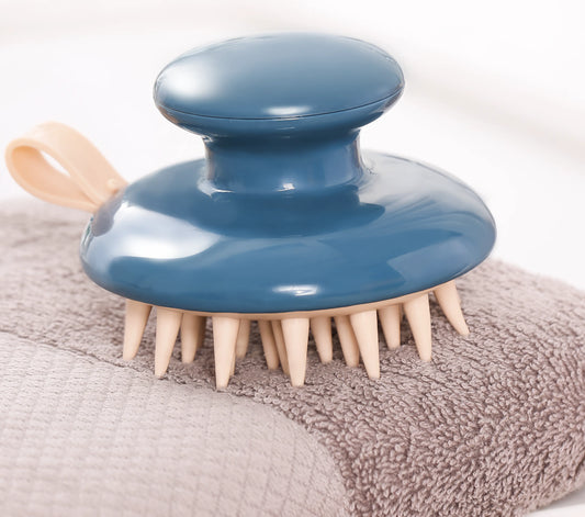 Handheld Massage Body Brush in Cobalt