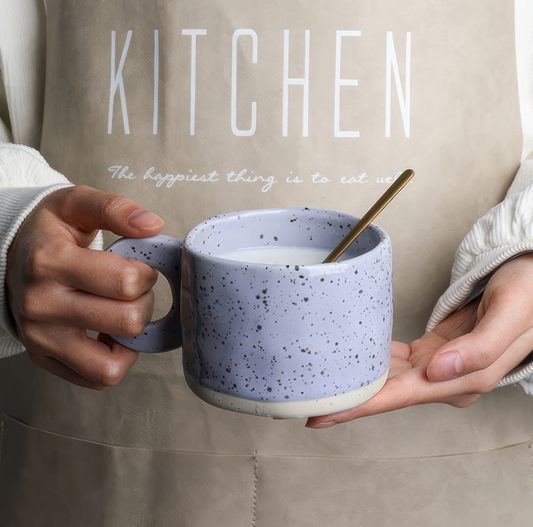 Handmade Ceramic Mug with Speckles in Lilac