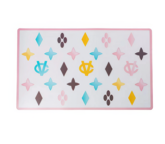 Pink Chewy Vuitton Feeding Tray Mat