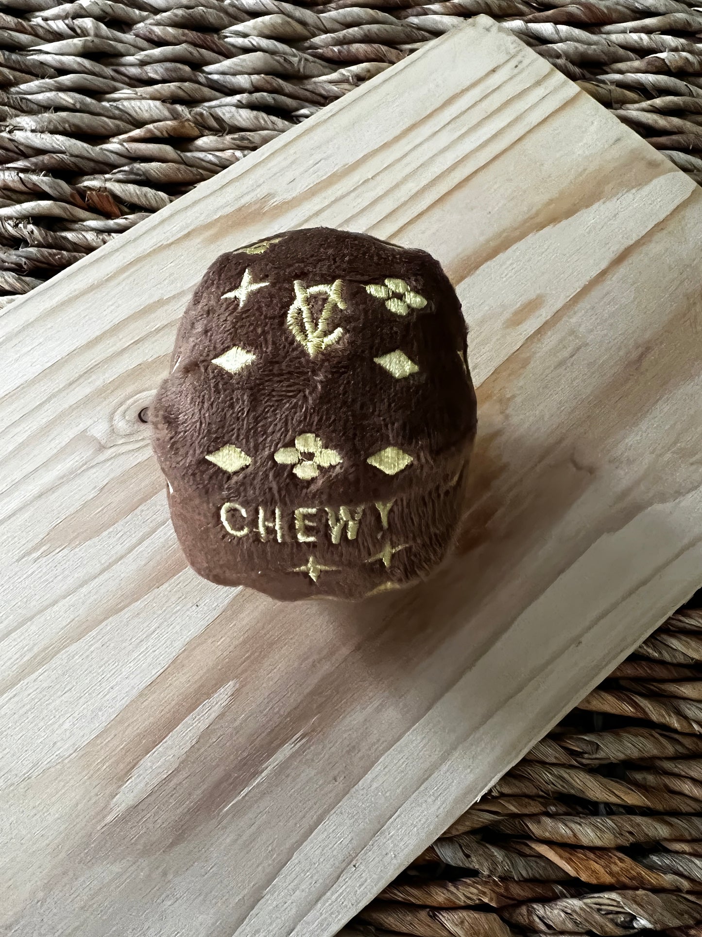 Luxury Pet Toy Chewy Vuiton Ball