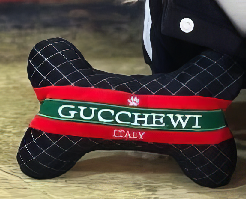 Luxury Pet Toy Gucchewi Bone