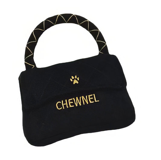 Luxury Pet Toy Chewnel Handbag