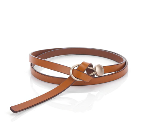 Caramel Genuine Leather Fashion Belt