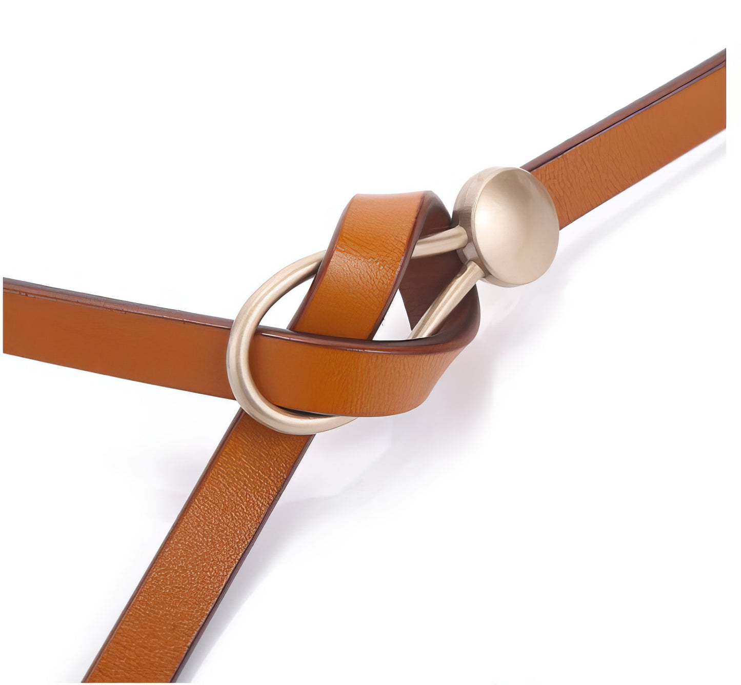 Caramel Genuine Leather Fashion Belt