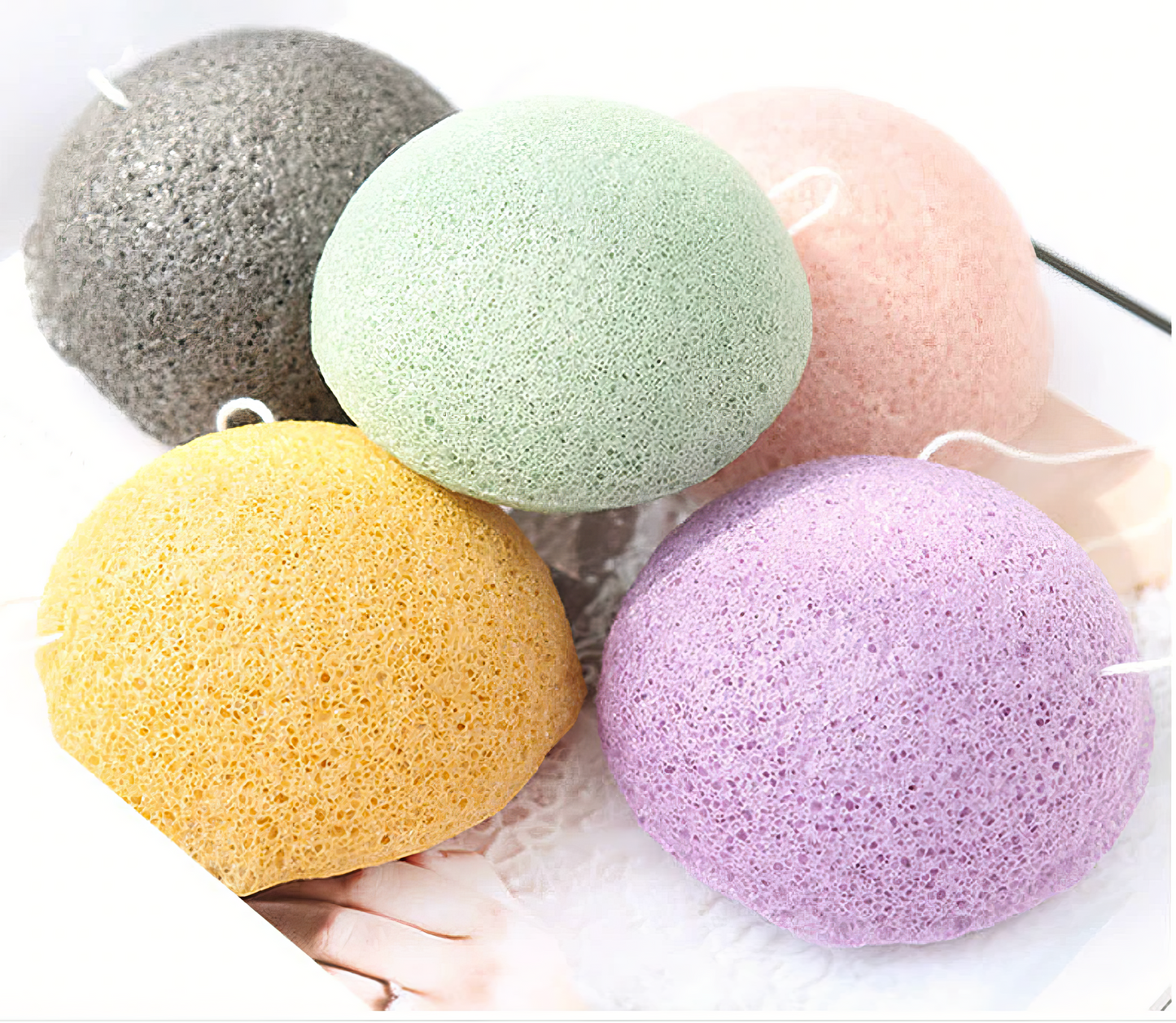 Konjac Exfoliating Sponge in Blush