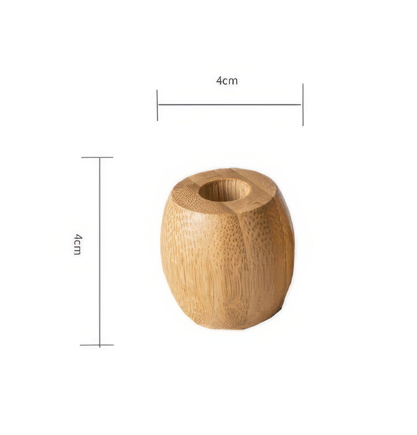 Eco-Friendly Bamboo Toothbrush Holder