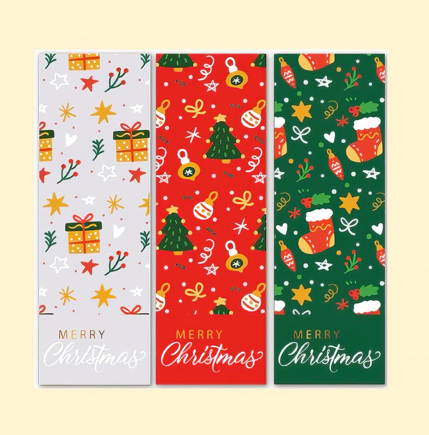 Merry Christmas Gift Decorative Sealing Stickers Pkg of 18