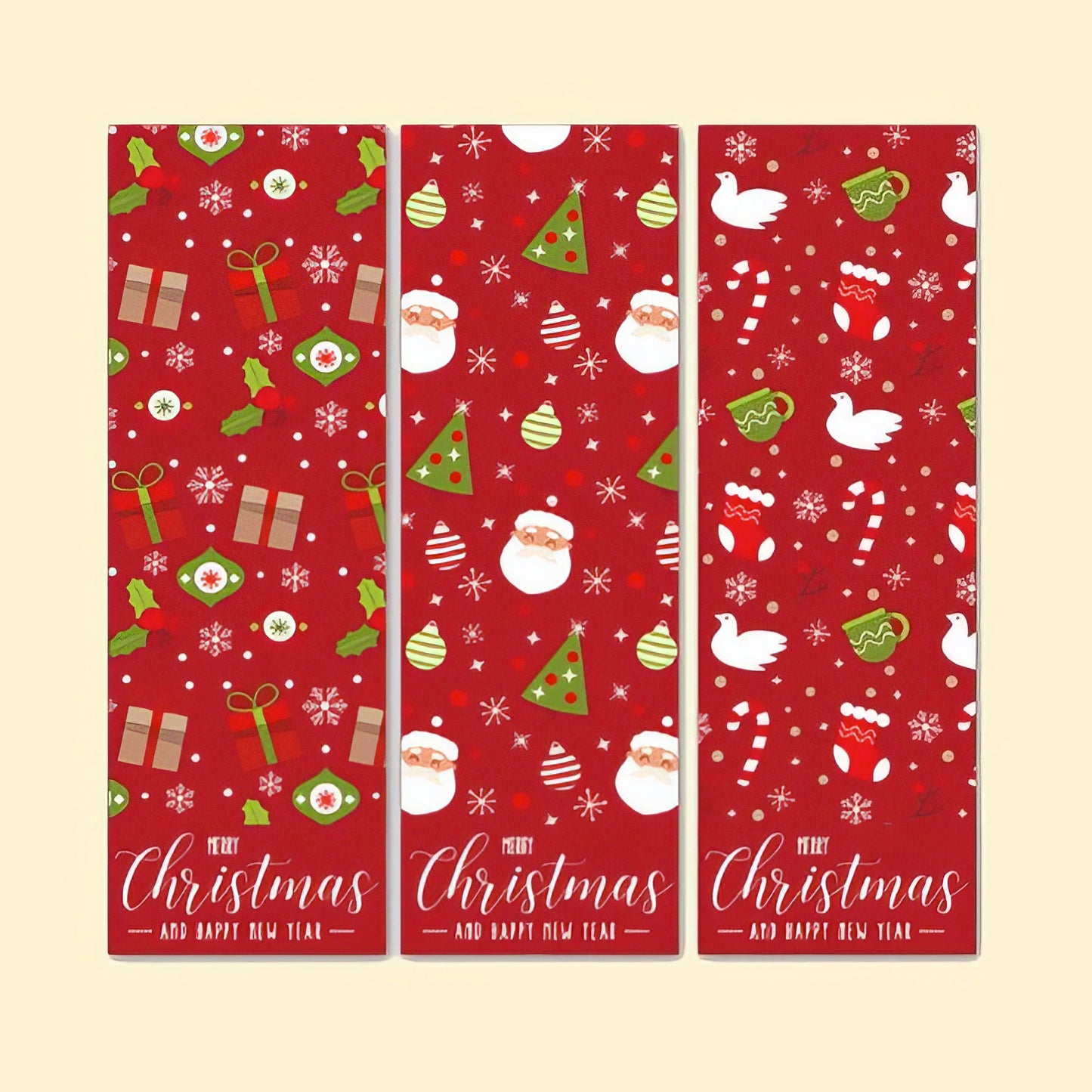 Merry Christmas Gift Decorative Sealing Stickers Pkg of 18