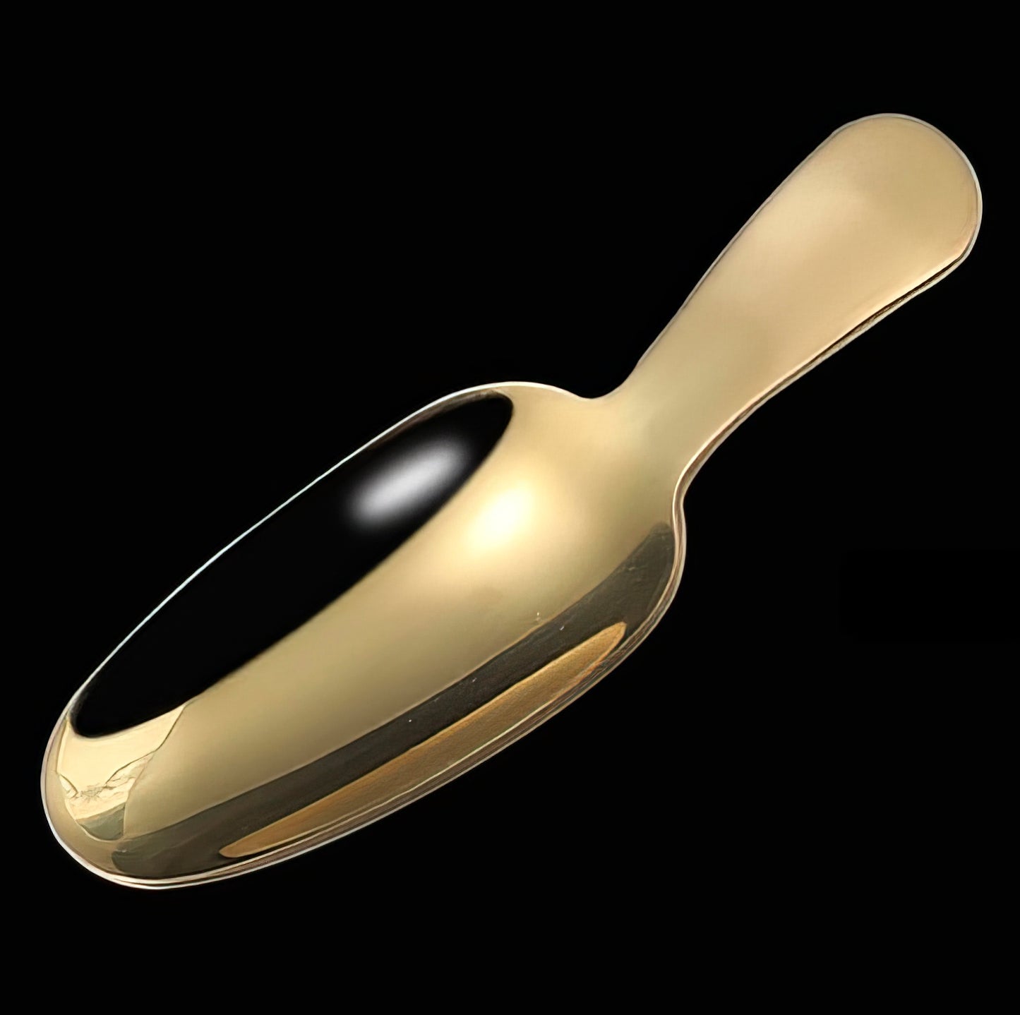 Gold Tone Stainless Steel Barware Condiment Spoon