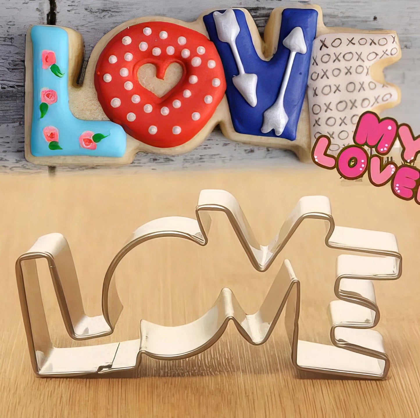 Stainless Steel LOVE Cookie Cutter