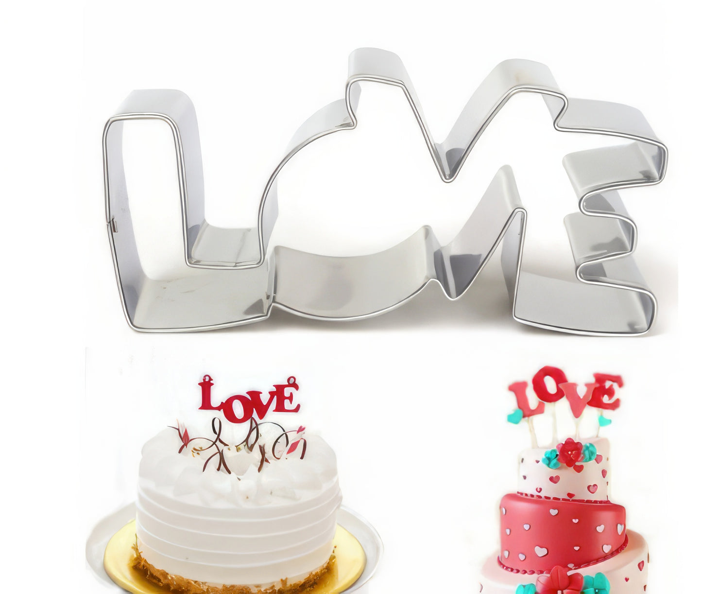 Stainless Steel LOVE Cookie Cutter