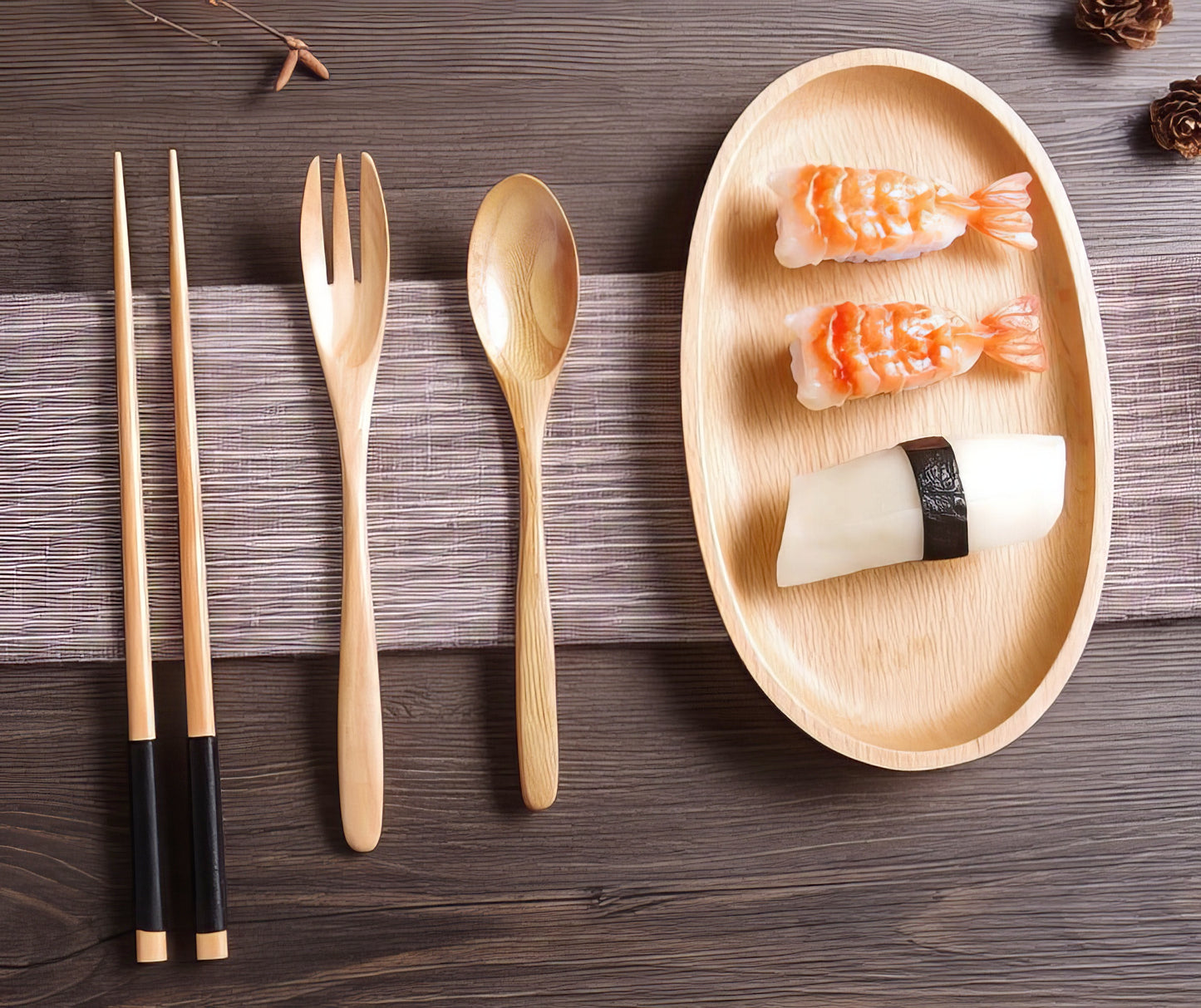 Handmade Natural Chestnut Chopsticks