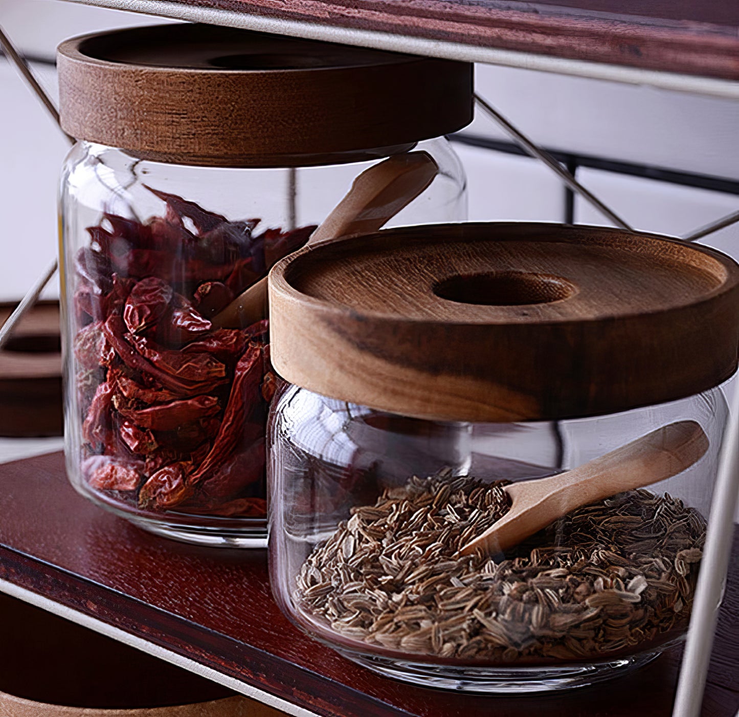 Natural Wooden Spice Spoons