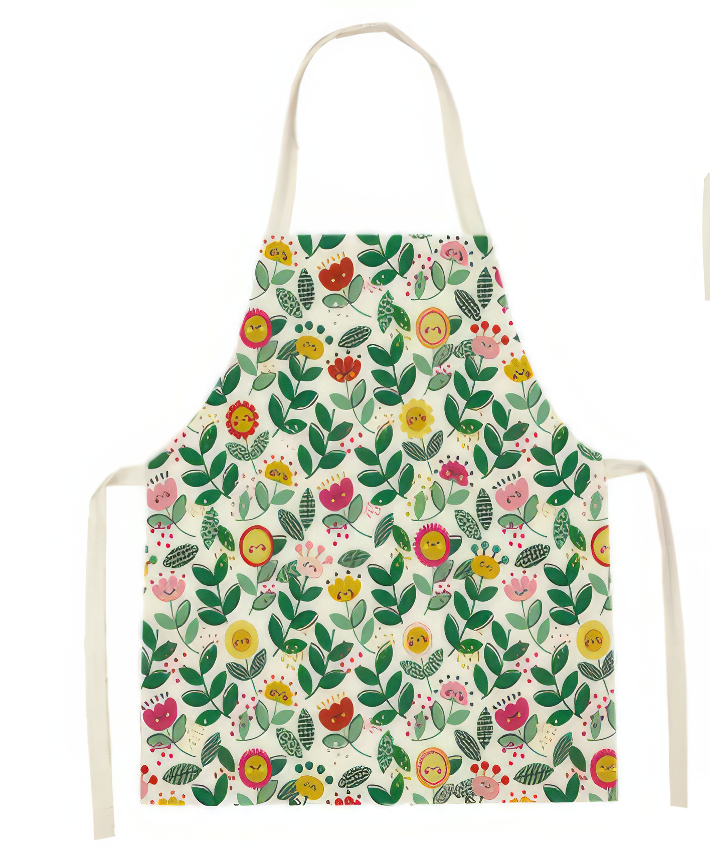 Kitchen Apron in Nordic Tropical Print