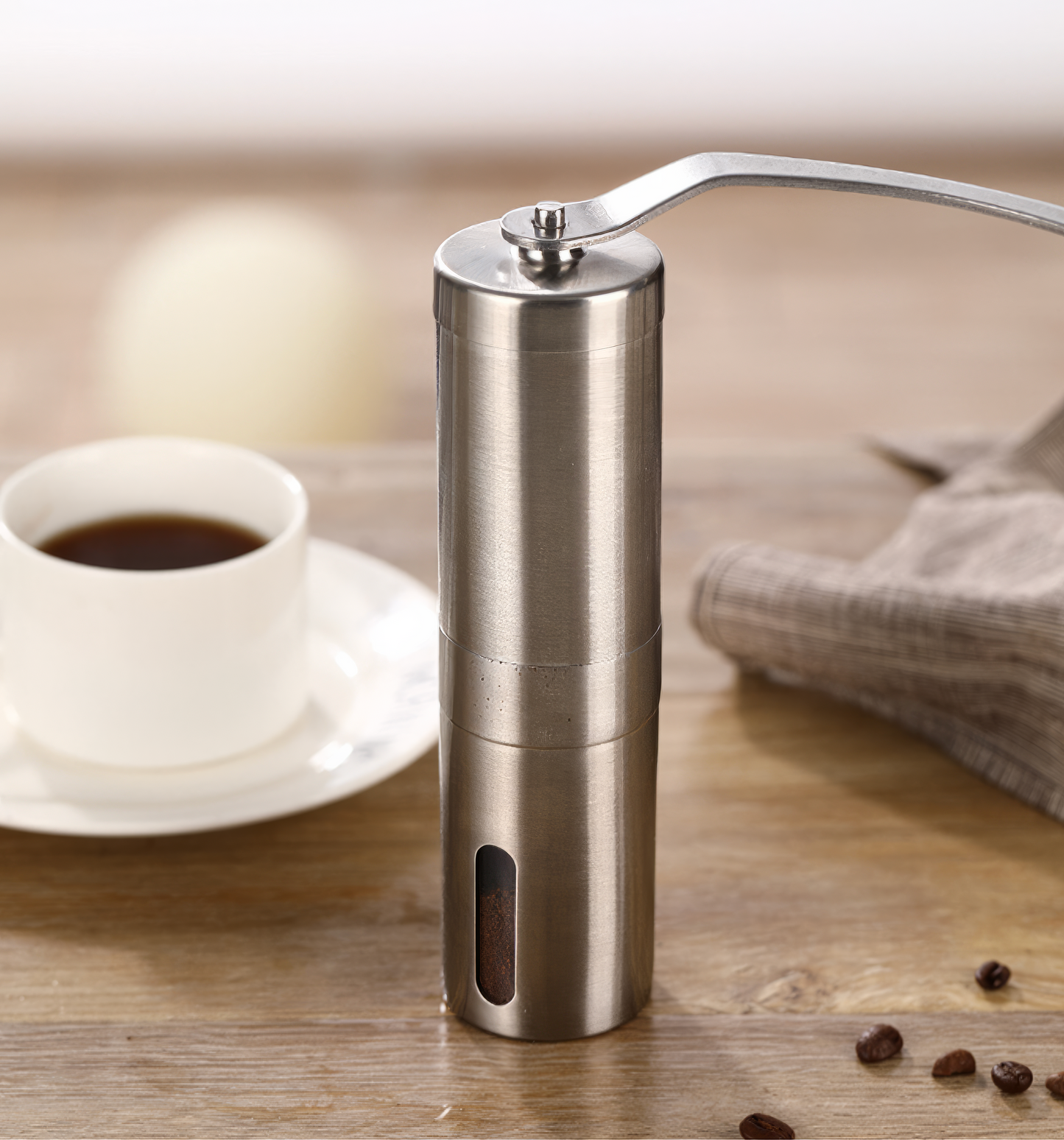 Stainless Steel Manual Coffee Grinder