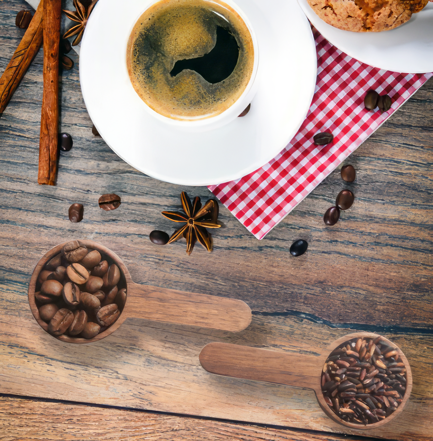 Wooden Measuring Spoon for Cooking Coffee and Tea