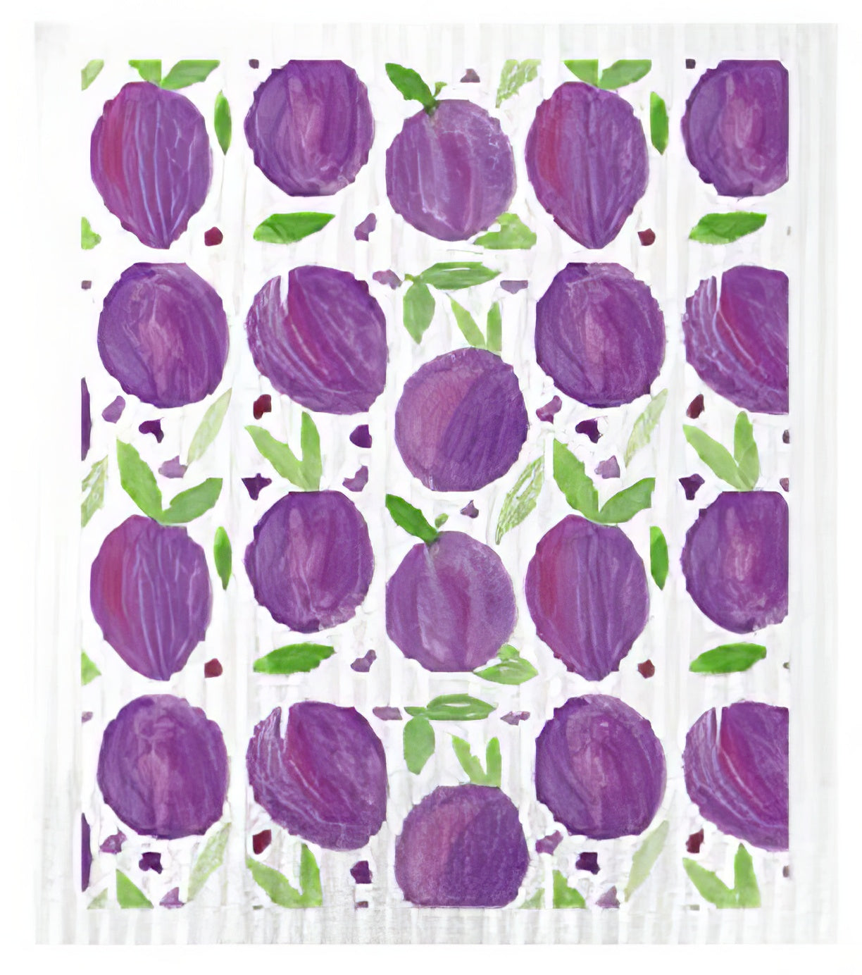 Swedish Kitchen Fiber Dishcloth Towel Biodegradable Counter Wipe Plum I