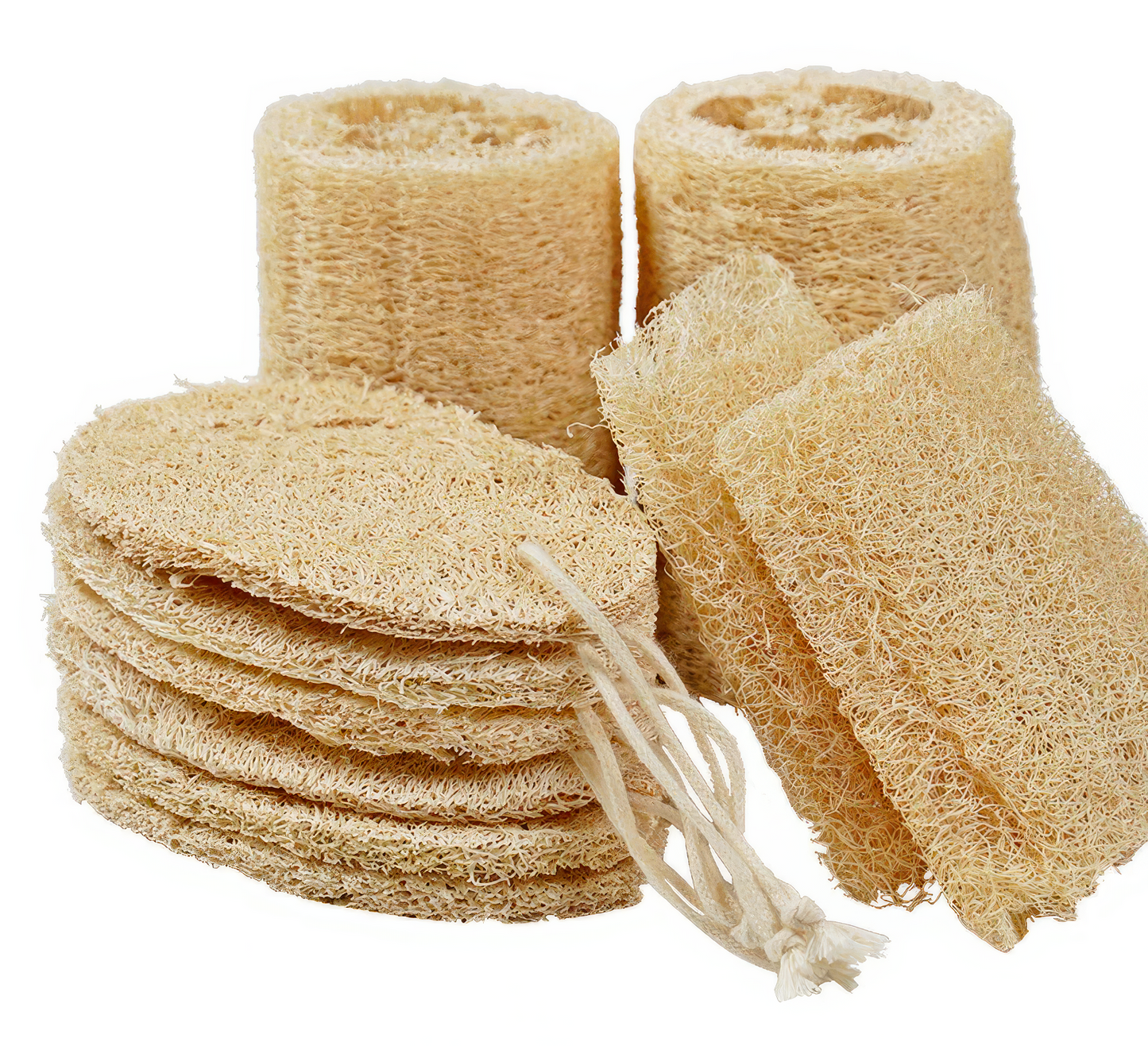 Natural Loofah Dishwashing Pad 2 PK