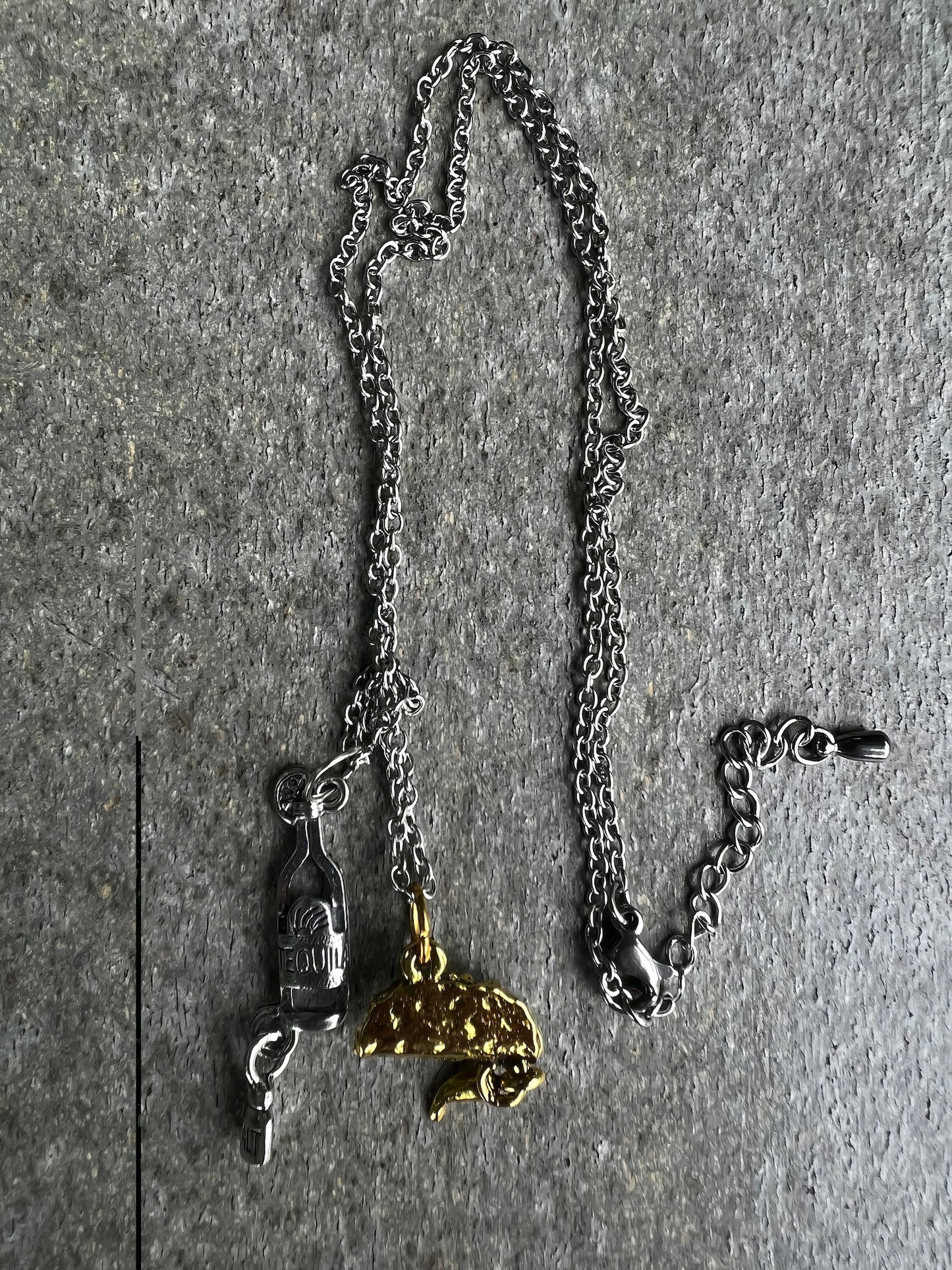 Tequila and Tacos Charm Necklace