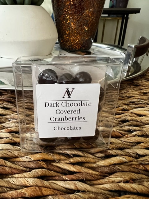 Dark Chocolate Covered Cranberries