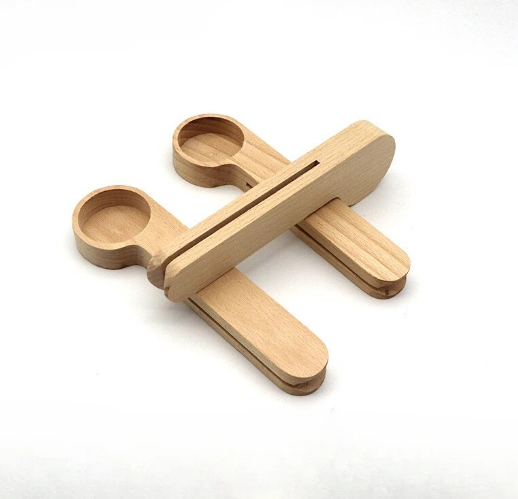 Bamboo Coffee Spoon with Bag Clip